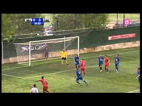 Primera parte RCD Mallorca B 3 - Granadilla 0. Play off ascenso 2ªB 13/14