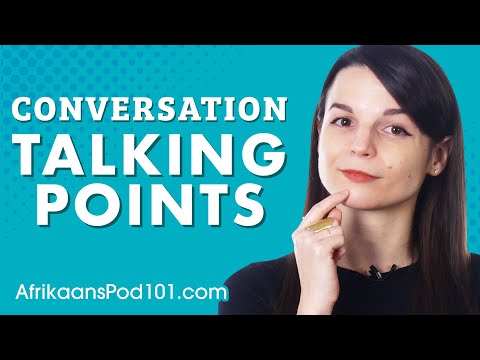 How to Start Conversations: Talking Points for Afrikaans Learners