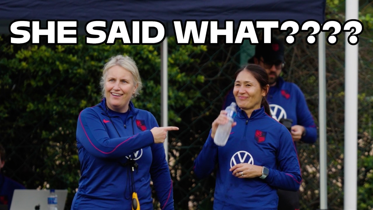 Warming Up Our Coaching Voices 🗣️ | Emma Hayes Mic'd Up