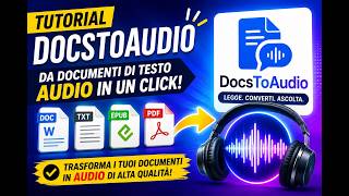 DocsToAudio tuto