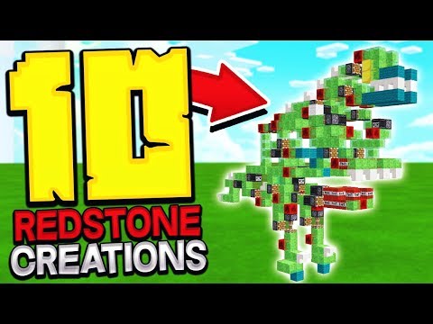 TOP 10 CRAZIEST MINECRAFT REDSTONE CREATIONS!