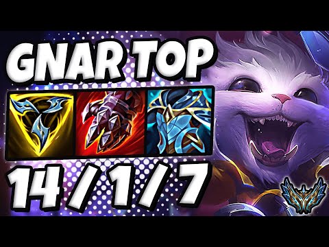 Gnar vs Aatrox TOP [ KT Rascal ] Lol Korea Challenger Patch 12.17 ✅