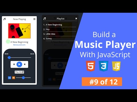 JavaScript Music Player Tutorial 9 of 12 Update Track Duration