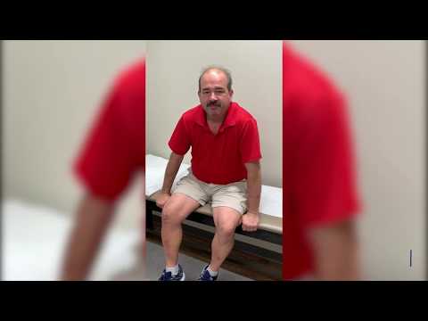 This patient is 2 weeks post-op from a Total Knee Replacement with Dr. Kenneth Bramlett