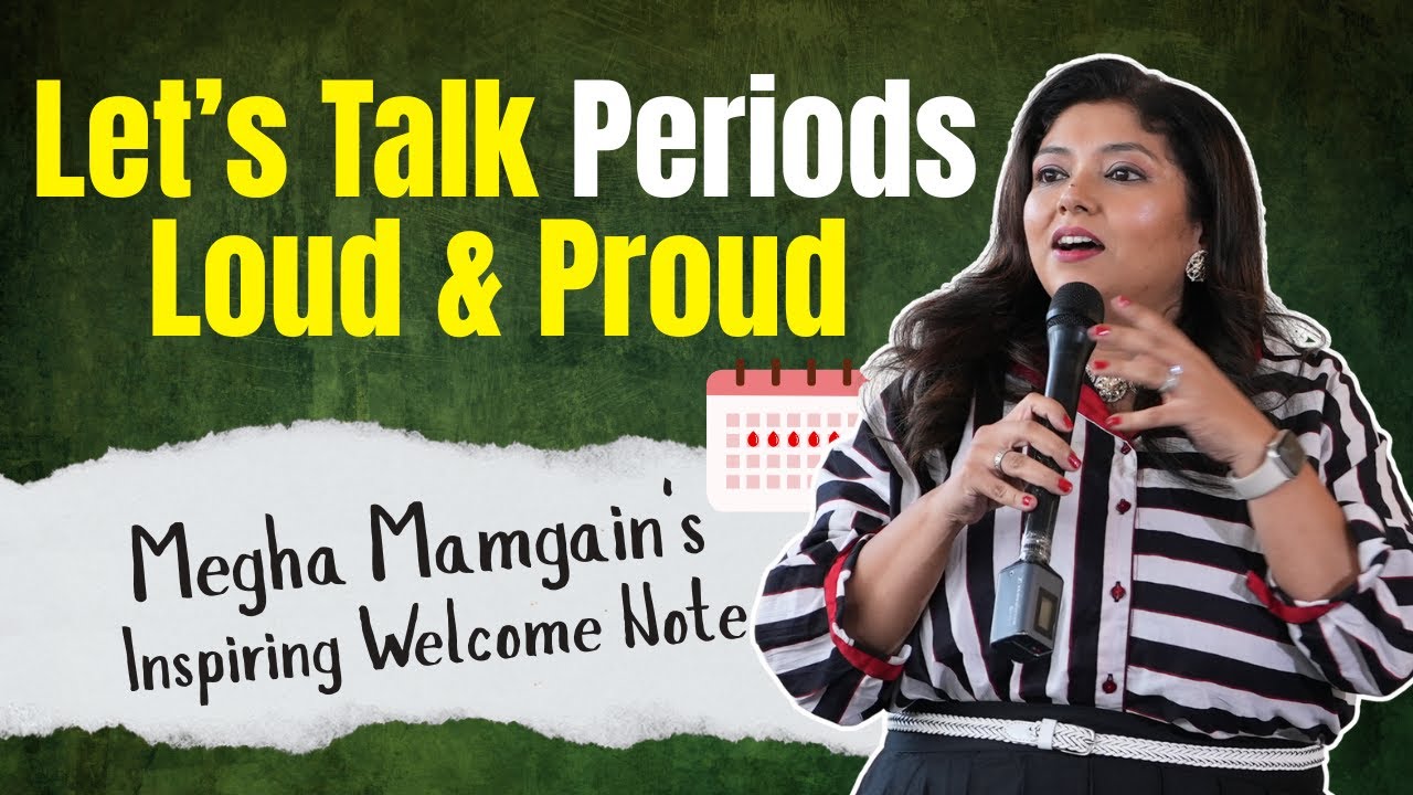 Welcome Speech by Megha Mamgain Period Party 20 OnlyMyHealth x HerZindagi Initiative