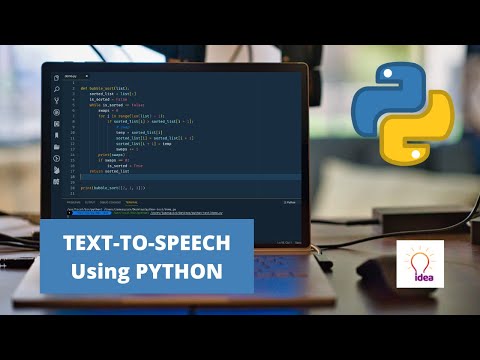 Text To Speech Using Python Python Projects