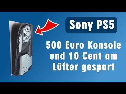 Sony Playstation 5 Lüfter laut - leiser machen - PS5 Anleitung Deutsch Video