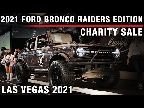 CHARITY SALE - 2021 Ford Bronco 4-Door Raiders Edition - BARRETT-JACKSON