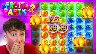 HUNTING FOR A HUGE WIN On FRUIT PARTY 2.. Video Video
