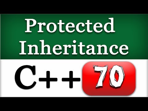 70 . Protected Inheritance in C++ – COMPUTER SCIENTIST