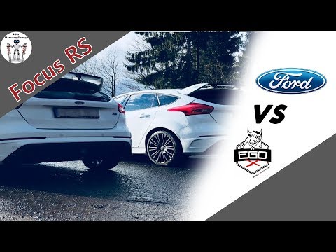 Ford Focus RS Sound EGO-X vs. Serie