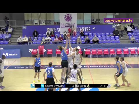 MOVISTAR ESTUDIANTES vs REAL MADRID. Liga EBA 15/10/21 #BasketCantera.TV