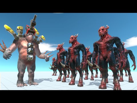 Goro The Giant VS 15 Kozarog The Demon??????? (Animal Revolt Battle Simulator)