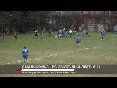 Sport - CSM Bucovina – RC Grivița București 6 24