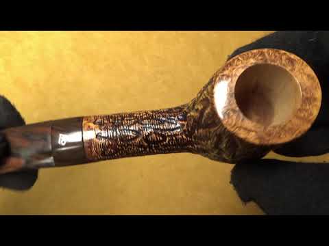 Pipa Viprati rusticata “Corteccia“ - Freeform (VI134)