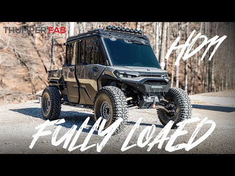 The Ultimate Can‑Am Defender HD11 MAX Limited Build | Thumper Fab Full Customization