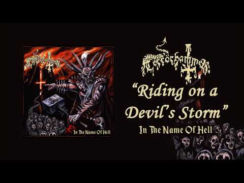 Terrörhammer - Riding On A Devil's Storm [Lyrics Video] (In The Name Of Hell EP)