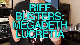 Megadeth Lucretia (Rust in Peace) intro lesson! Weekend Wankshop 189