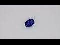 Zaffiro Blu taglio ovale 1.39 ct Video 1