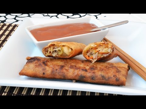 How to Make Beef Spring Rolls - Easy Homemade Fried Spring Rolls Recipe