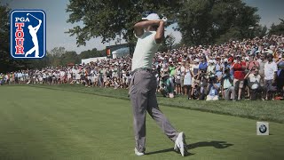 Tiger Woods&#39; pre-round warm-up routine