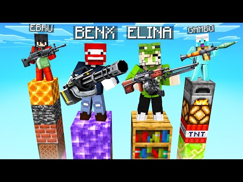 Minecraft SÄULEN mit WAFFEN