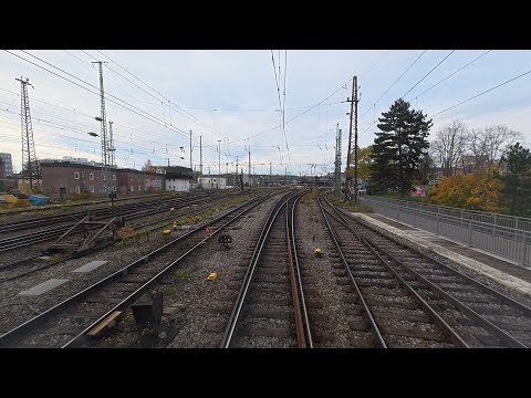 Mün. Milbertshofen – Kornwestheim Rbf | Cab ride Germany | Führerstandsmitfahrt mit BR 145 [10.2025]
