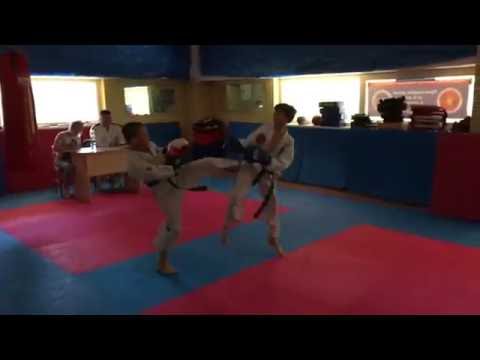 Belsky Alexandr 22.05.16 sparring Blue Belt Exam