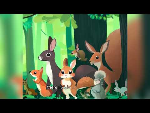 Forest animals living in harmony | a short story rhyme for children