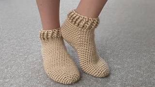 Crochet Kids Socks (Size US 10/11)