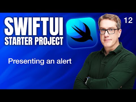 Presenting an alert - SwiftUI Starter Project 12/14 thumbnail