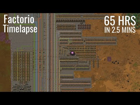 Factorio Timelapse - Krastorio 2 | 4K