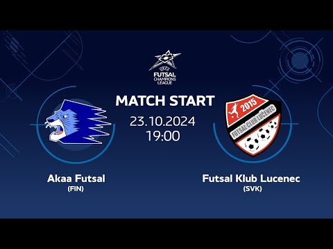 Akaa Futsal (FIN) vs Futsal Klub Lučenec (SVK) - UEFA FUTSAL CHAMPIONS LEAGUE (23.10.2024)