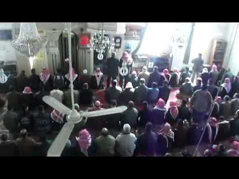 مظاهرة في بلدة غباغب في ريف درعا في جمعة "روسيا تقتل أطفالنا"