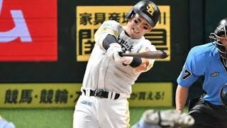 🚀栗原陵矢、衝撃の通算100号アーチ！初回から完璧弾🔥#栗原陵矢 #ソフトバンクホークス #プロ野球 #ホームラン #100号 #交流戦 #阪神タイガース #才木浩人 #野球ハイライト