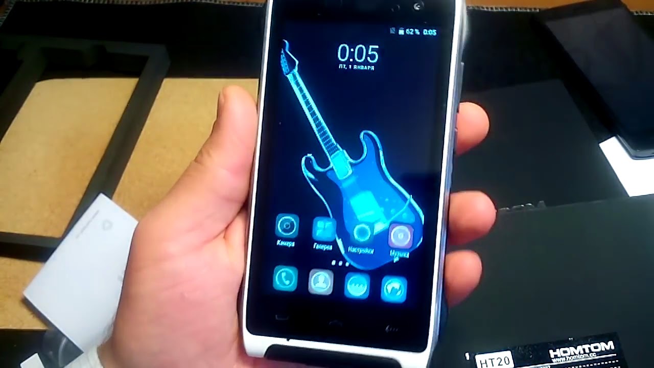 Смартфон Homtom HT20 Черный Уценка № 73969