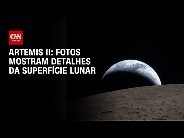 Artemis II: Nasa divulga fotos inéditas da superfície lunar | CNN 360°