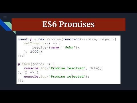 ES6 Promise tutorial | asynchronous javascript Part 2