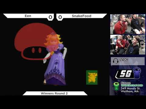 SG 21.10 SSBM - Een (Peach) vs. SnakeFood (Pikachu) - Melee WR2
