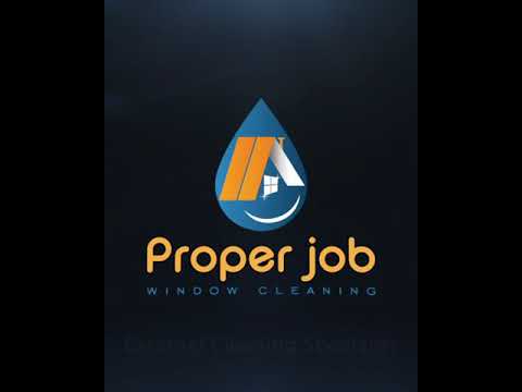 Proper Job Window Cleaning video.