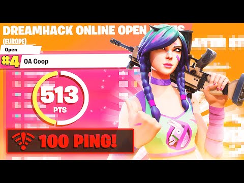How I got 4TH PLACE in the EU DREAMHACK Opens (100 Ping) | OA Coop