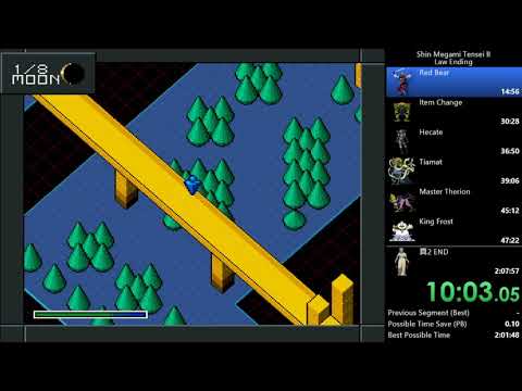 Shin Megami Tensei II Speedrun (2:02:56 JRTA)