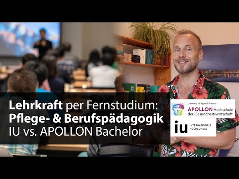 Pflegepädagogik berufsbegleitend: IU vs. APOLLON - Bachelor Fernstudium