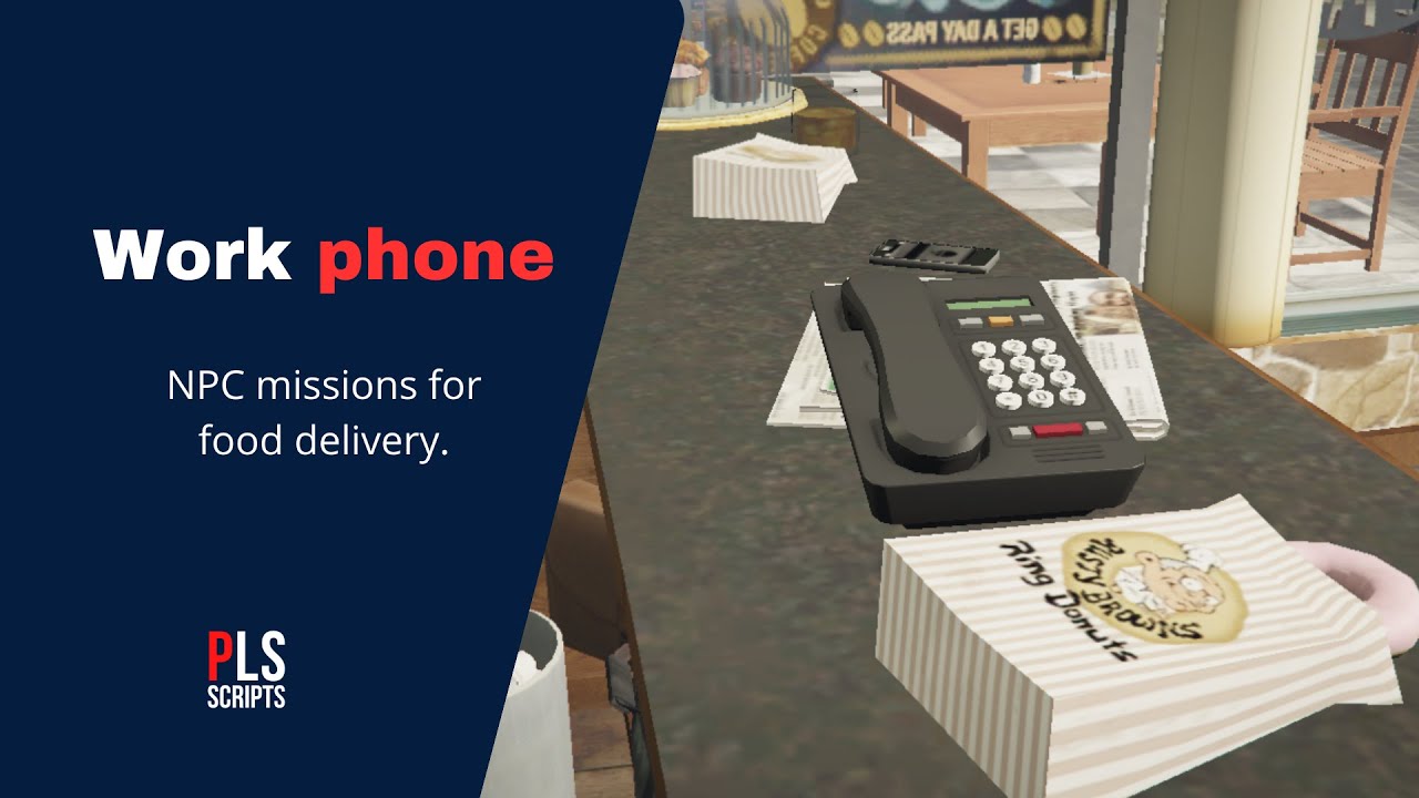 [ESX/QB/OX] Jobs calls / Food delivery - Delivery missions for businesses, bars and restaurants thumbnail 3