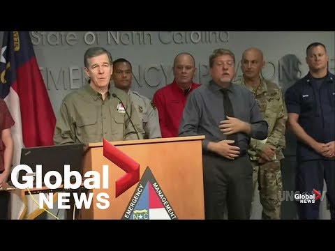 Hurricane Dorian: NC governor says storm will "unleash it's fury"