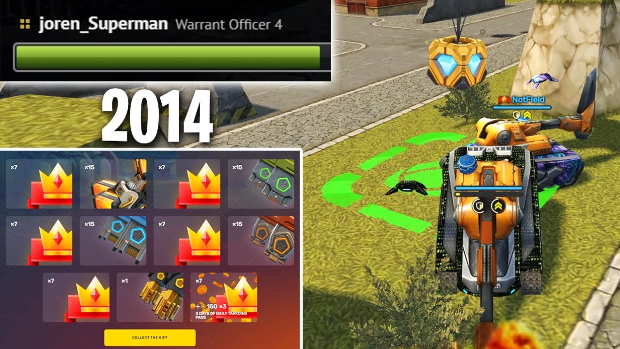 Tanki Online - Unblocked my first account EVER after 10 YEARS! | Claiming FREE rewards!
