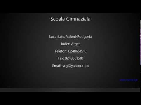Scoala Gimnaziala Valeni-Podgoria