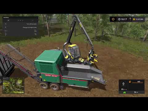 fs17| making wood chips| selling it