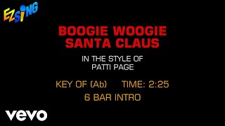 Patti Page - Boogie Woogie Santa Claus (Karaoke EZ Sing)