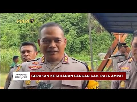 PRESISI UPDATE: WUJUD KETAHANAN PANGAN POLRES RAJA AMPAT PANEN JAGUNG 09/02/2025 (17.00)